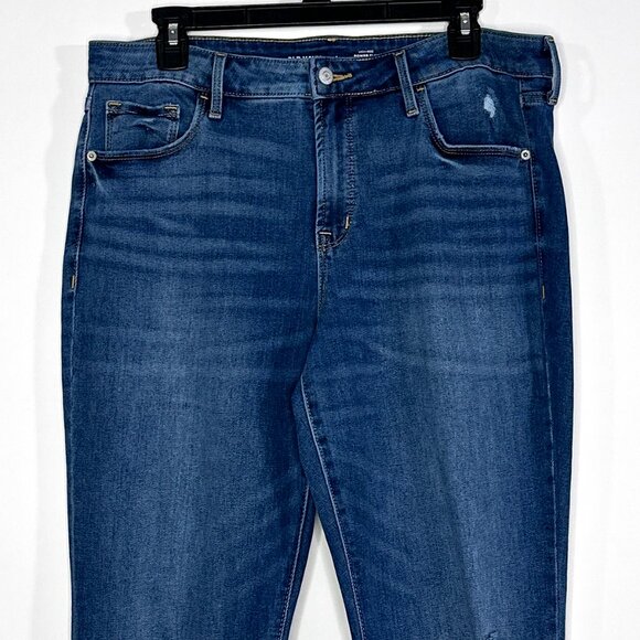 Old Navy High Rise Power Slim Straight Secret Slim Pockets Jeans Size 14 - Picture 3 of 12